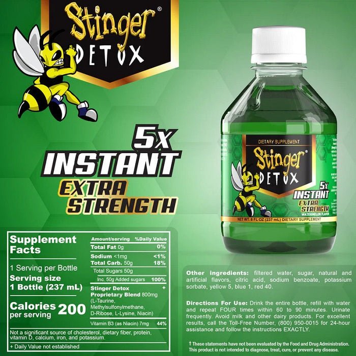 DETOX - Stinger Instant Detox 5X Extra Strength (Watermelon)