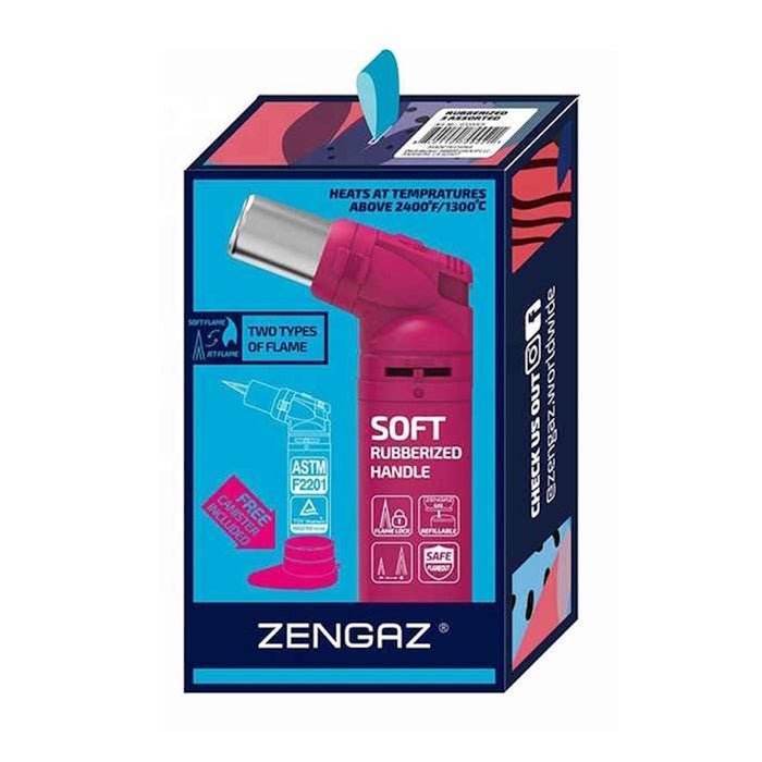 Zengaz Pink Dual Flame Burner Jet Lighter