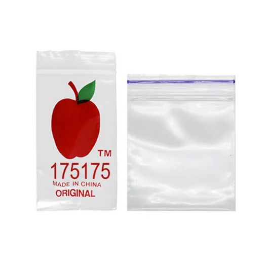 175175 Apple Bags 100 Pack 44x44mm