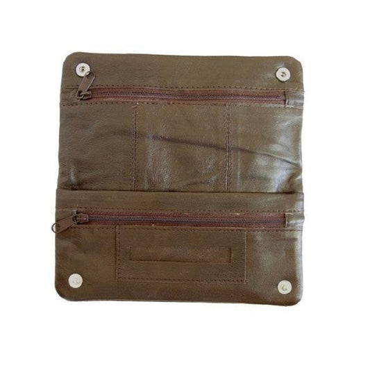 Agung Brown Leather Tobacco Pouch