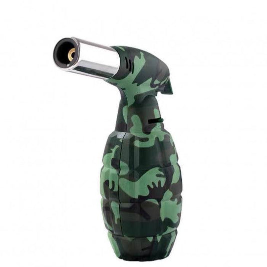 Camouflage Longstar Flamethrower Grenade Giant Jet Lighter Green Camouflage