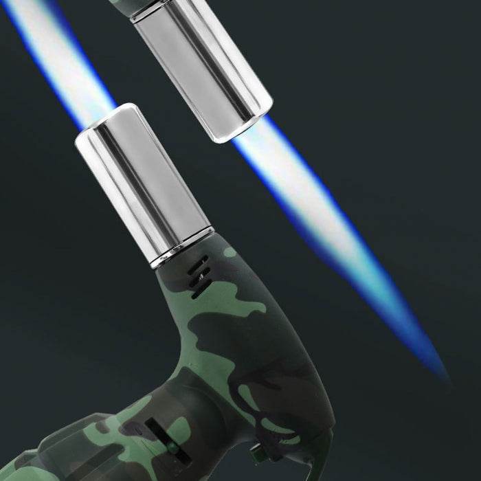 Camouflage Longstar Flamethrower Grenade Giant Jet Lighter