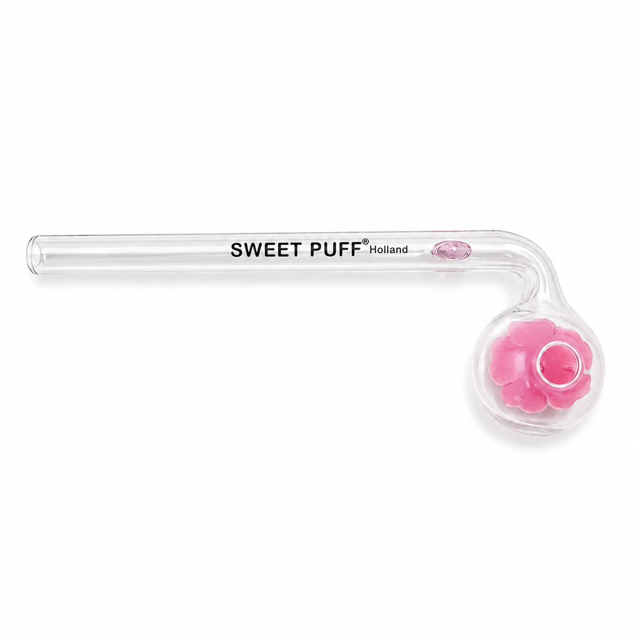 Flower Sweet Puff Glass Pipe 14cm