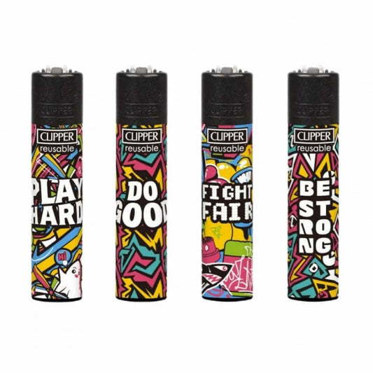 Clipper Graffiti Motos Refillable Lighter