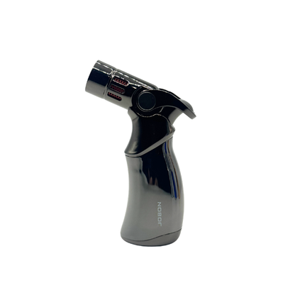 Jobon Quad Jet Flame Lighter 11cm Grey