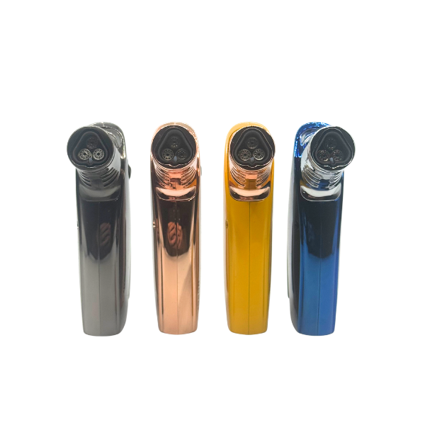 Jobon Metal Triple Jet Flame Lighter