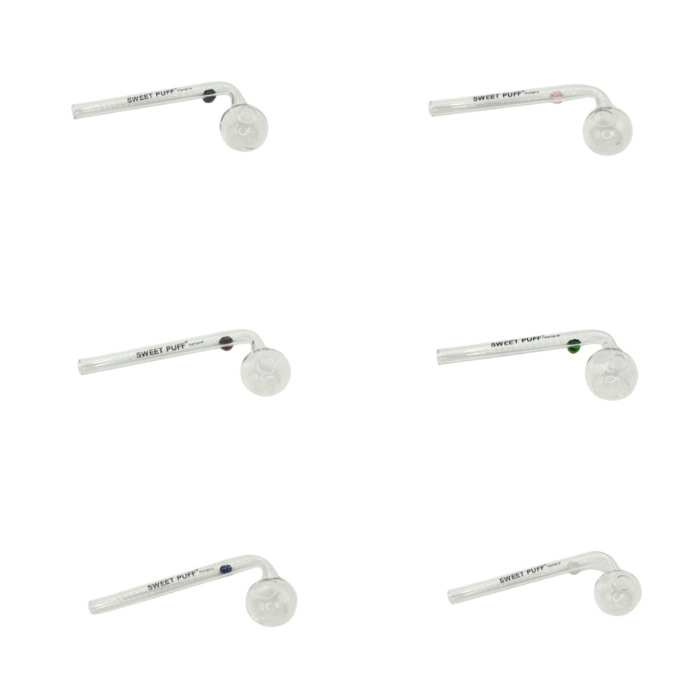 Sweet Puff Glass Pipe 12cm