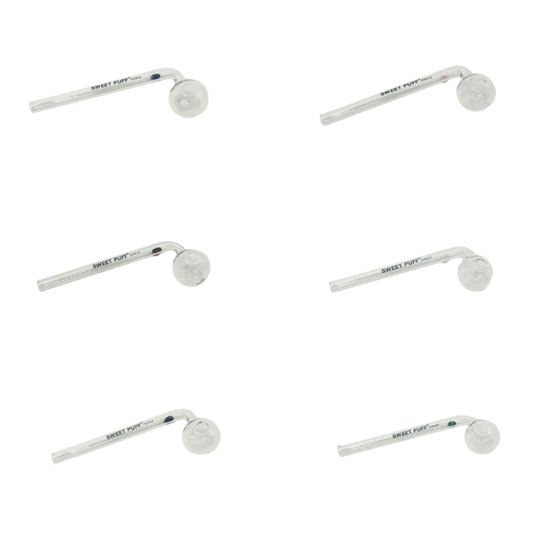 Sweet Puff Glass Pipe 14cm