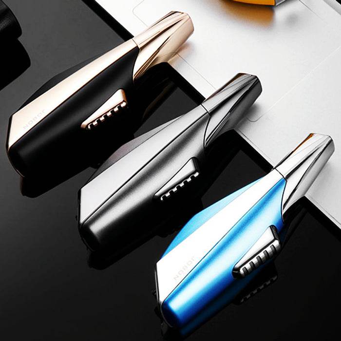 Jobon Single Jet Flame Refillable Metal Lighter - Adjustable Flame