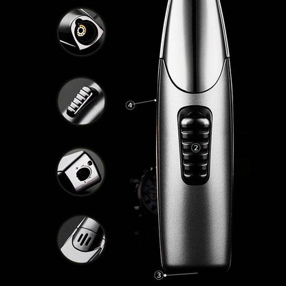 Jobon Single Jet Flame Refillable Metal Lighter - Adjustable Flame