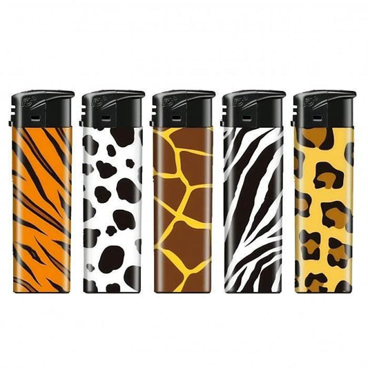 FlameClub Animal Skin Windproof Refillable Jet Lighter