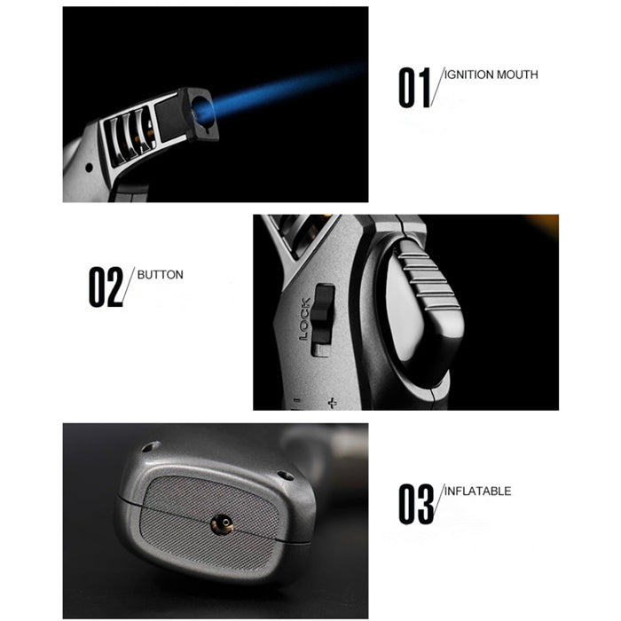 Jobon Strong Flame Jet Lighter – Adjustable Torch