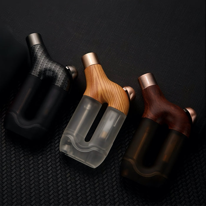 Honest Single Jet Flame Torch Lighter – Wood & Carbon Fibre Finish