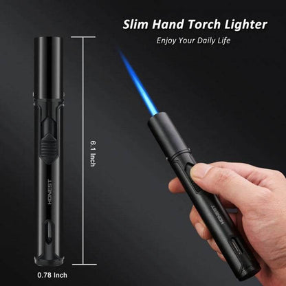 Honest Slim Jet Torch Lighter Refillable Butane 16cm