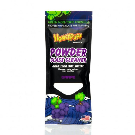 Honeypuff Powdered Glass Cleaner Grape - 57g - Bong Empire