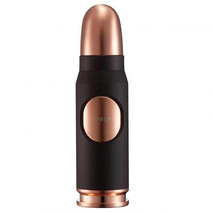 Jobon Bullet Shaped Cigar Jet Lighter Black Gold