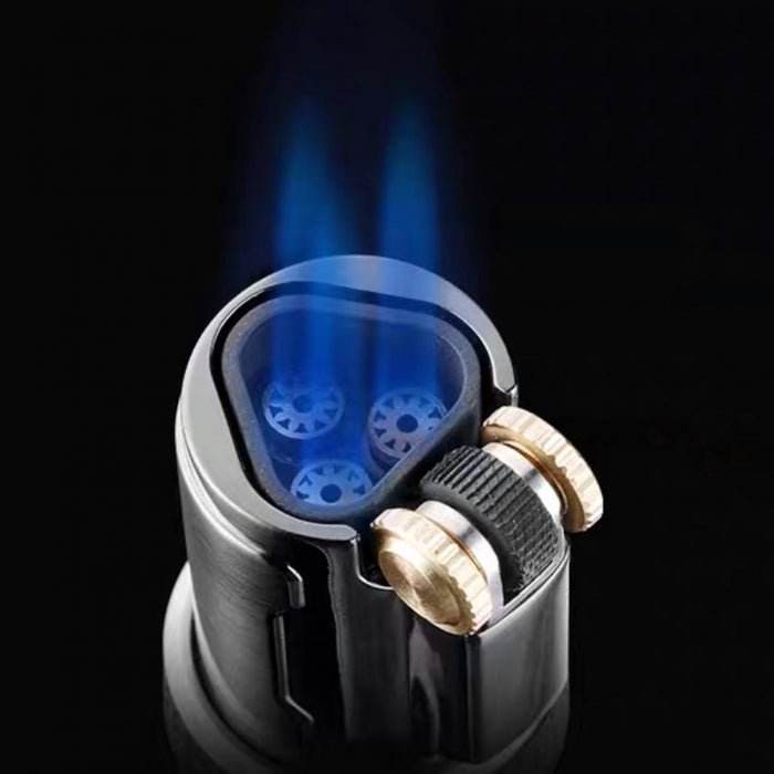 Jobon Butane Triple Flame Flint Jet Lighter