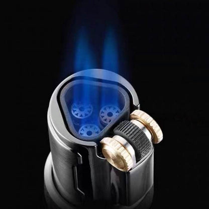 Jobon Butane Triple Flame Flint Jet Lighter