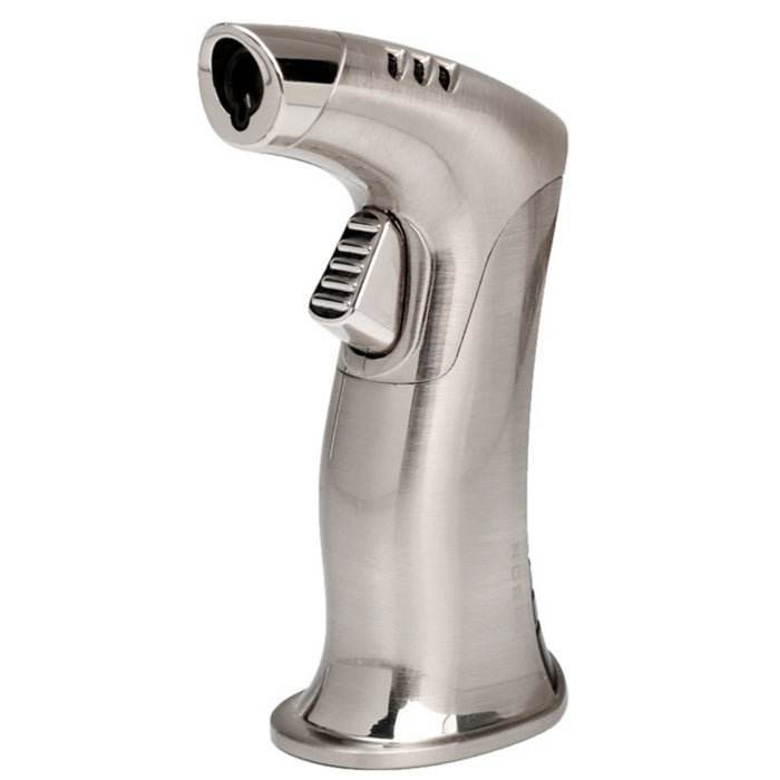 JOBON Desktop Jet Lighter Silver