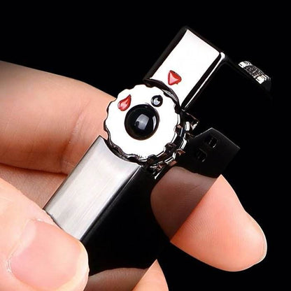 Jobon Double Flame Metal Butane Gas Jet Lighter