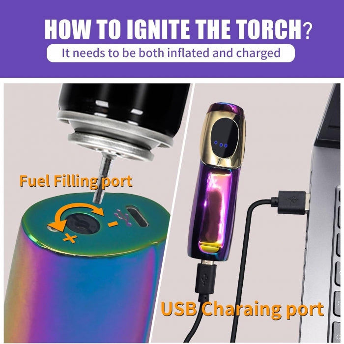 Jobon Touchscreen Ignition Triple Jet Flame Lighter