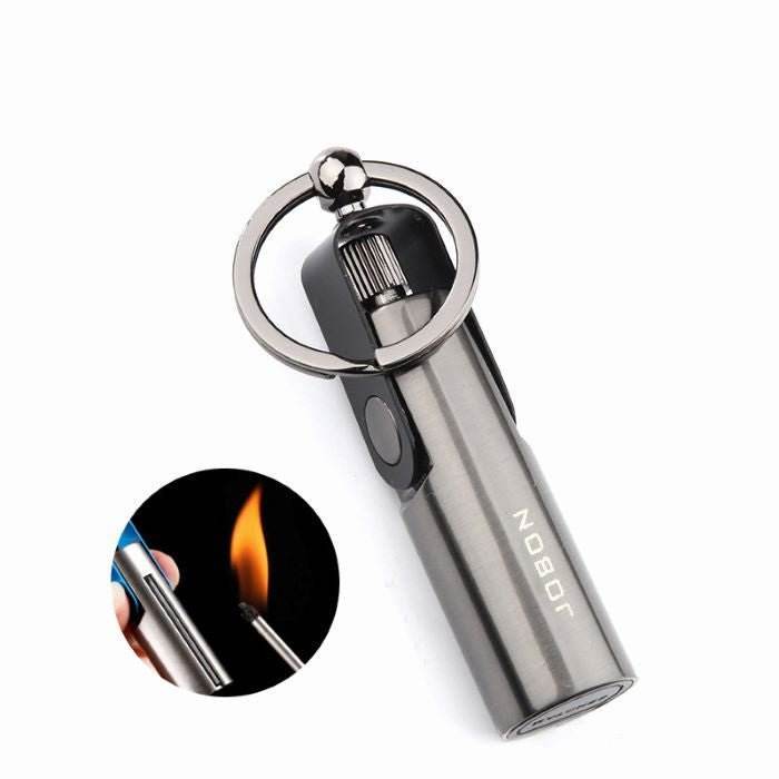 Jobon Matchlike Metal Portable Lighter With Key Ring