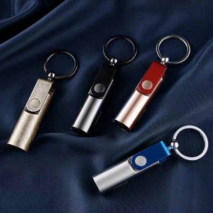Jobon Matchlike Metal Portable Lighter With Key Ring