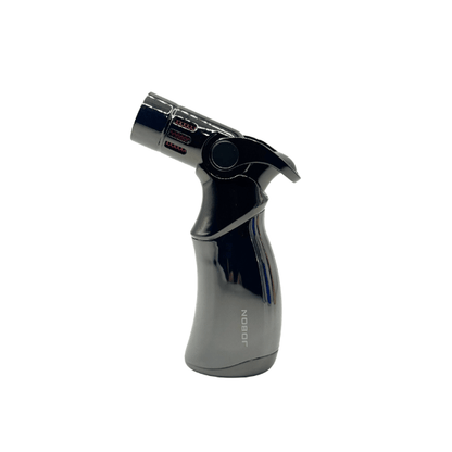 Jobon Quad Jet Flame Lighter 11cm Grey