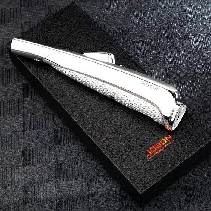 Jobon Rifle Shape Extra Long Jet Lighter 20cm Silver