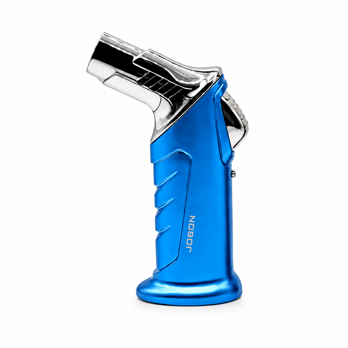 Jobon Standing Single Jet Flame Lighter 11cm Blue