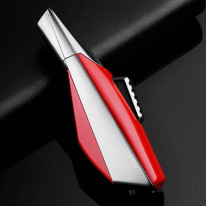 Jobon Superior Strong Metal Single Jet Flame Lighter Red