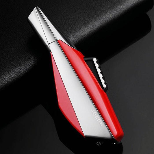 Jobon Superior Strong Metal Single Jet Flame Lighter Red