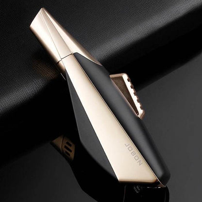Jobon Superior Strong Metal Single Jet Flame Lighter Black