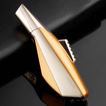 Jobon Superior Strong Metal Single Jet Flame Lighter Gold