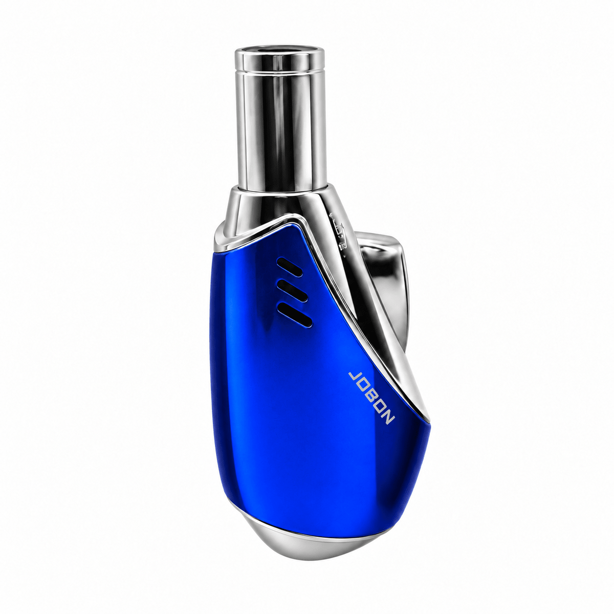 Jobon Vertical Egg Shape Jet Flame Lighter Blue