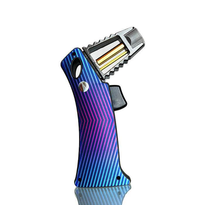 Zengaz Stripes Flame Burner Jet Lighter