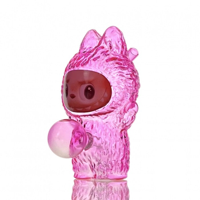 Labubu Mini Bubbler Glass Pipe 12cm