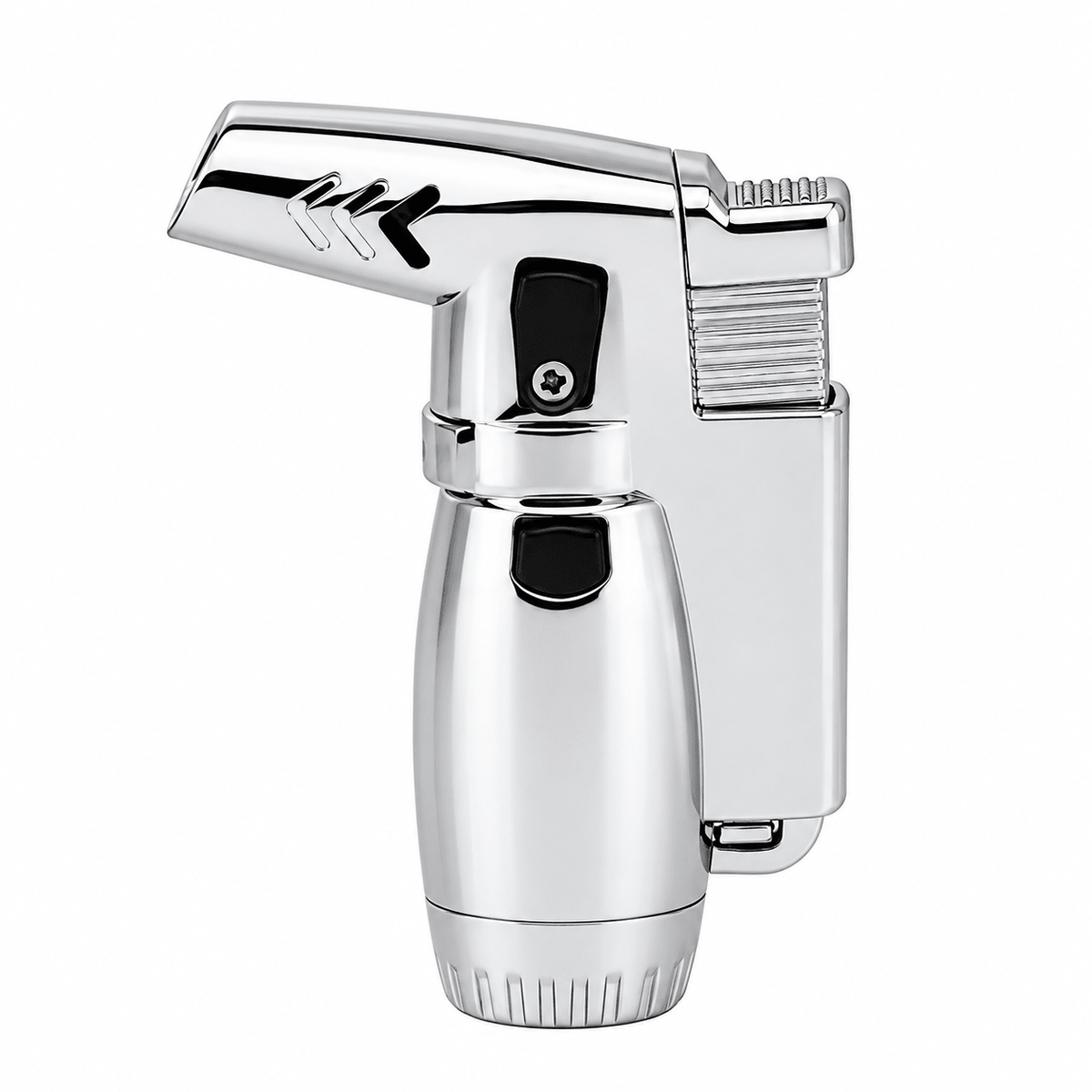 Metal Jet Lighter 7cm Silver
