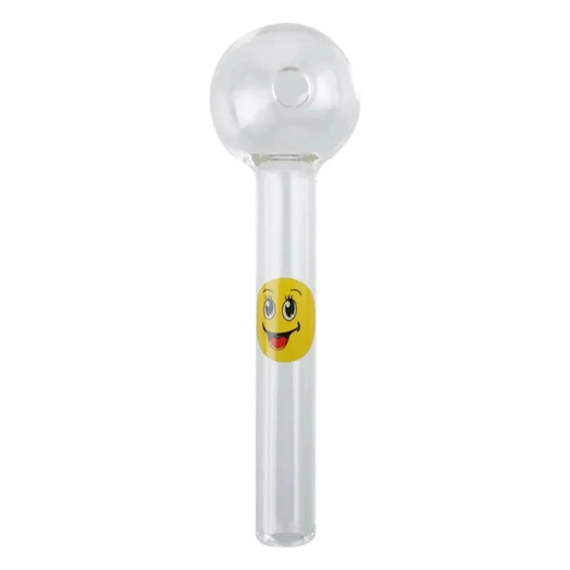 Smiley Face Glass Pipe 11cm