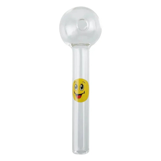 Smiley Face Glass Pipe 11cm