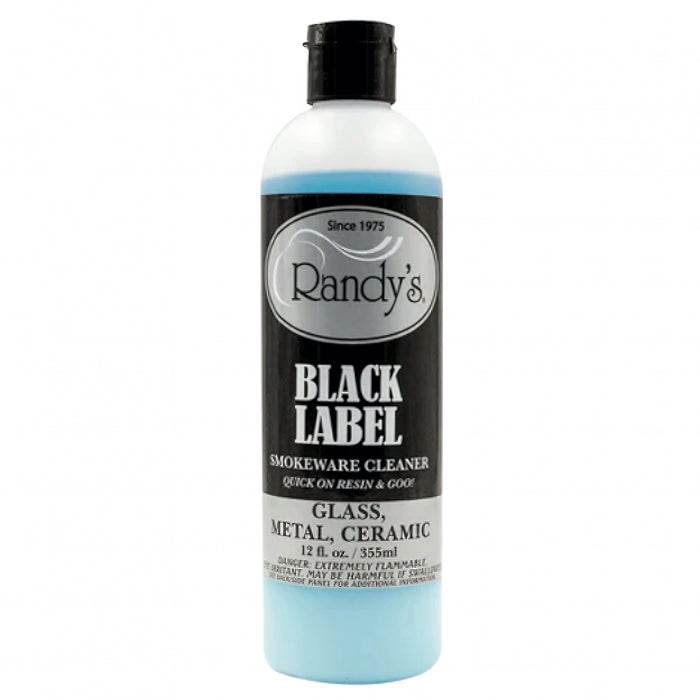 Randys Black Label Glass Bong & Pipe Cleaner 355ml