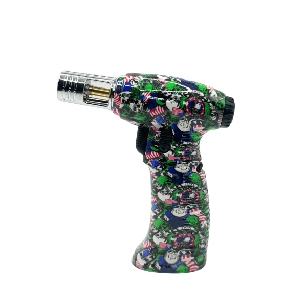 Single Jet Flame Standing Torch Lighter Skulls