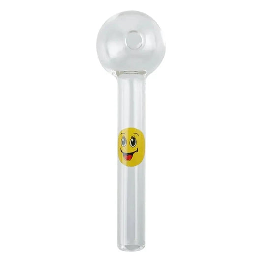 Smiley Face Glass Pipe 11cm
