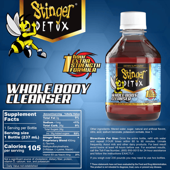 Stinger Whole Body Detox 1 Hr