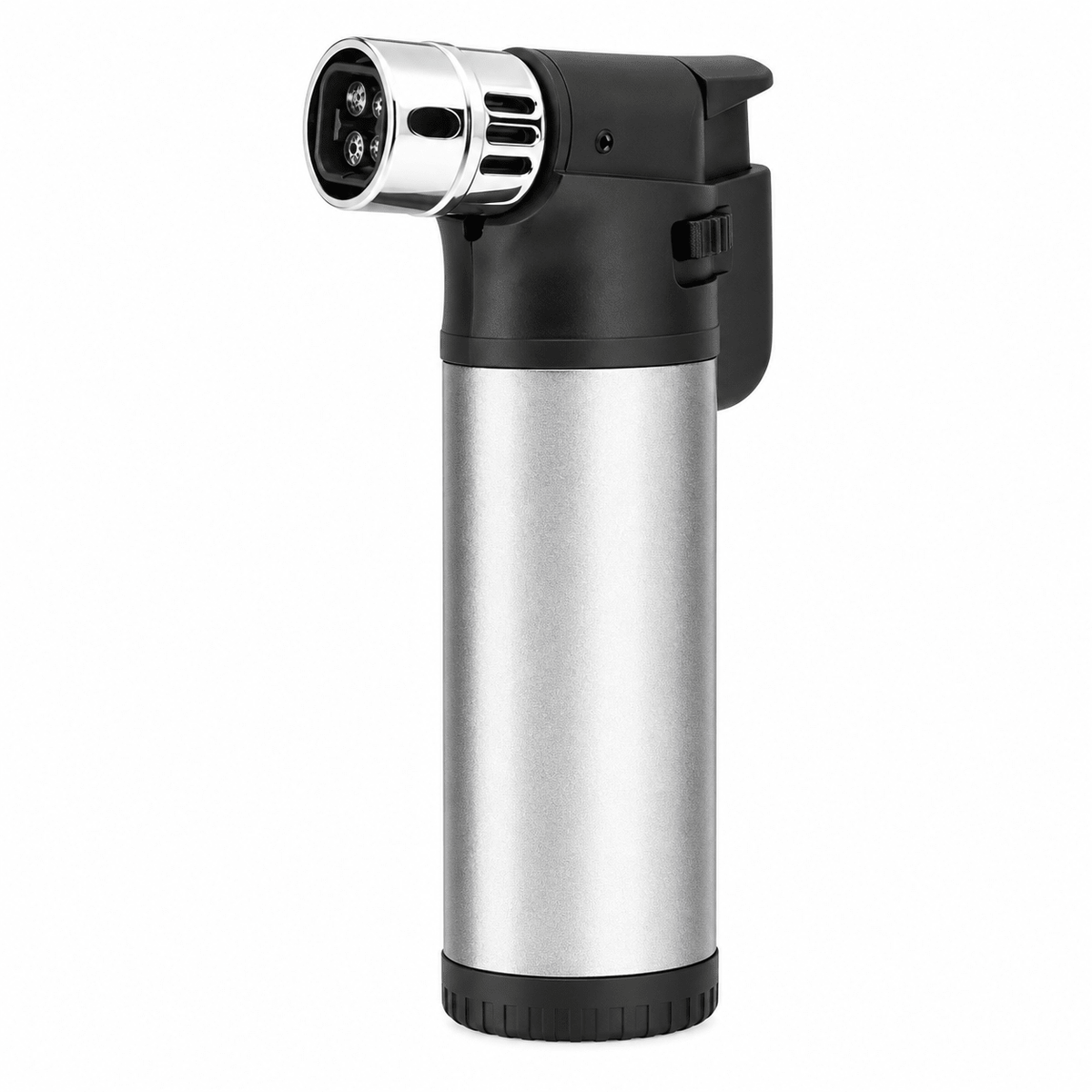 Tiko Quad Jet Lighter 12cm Silver