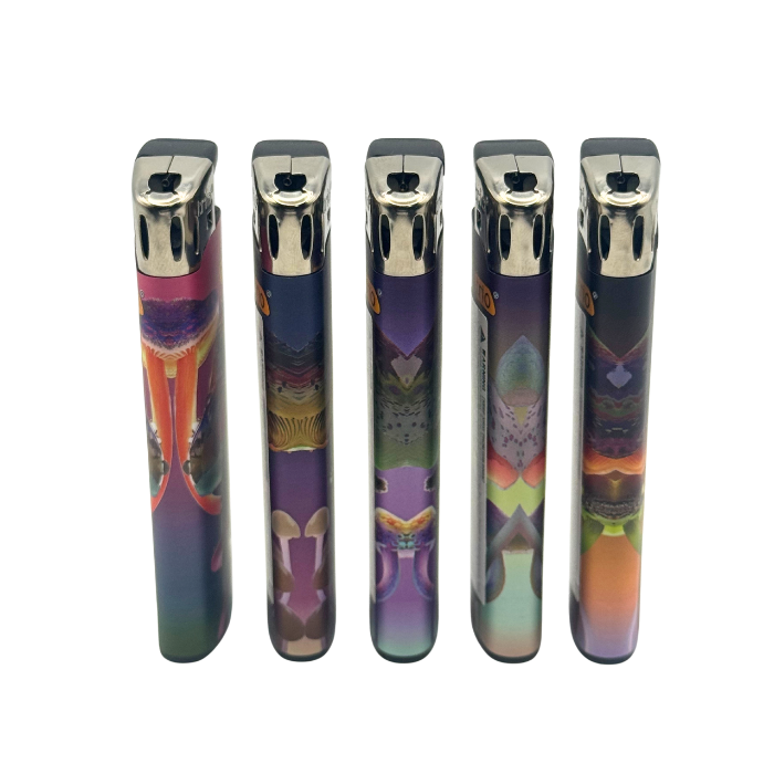 Trio Disposable Lighter – Mushroom Designs (Assorted Patterns)