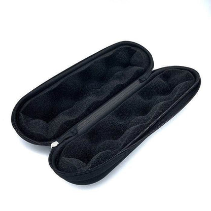X Large Sweet Puff Glass Pipe Pouch Case With Zip Lock Black