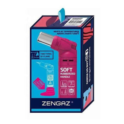 Zengaz Pink Dual Flame Burner Jet Lighter