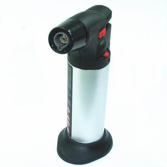 ZENGAZ Standing Refillable Jet Lighter Silver